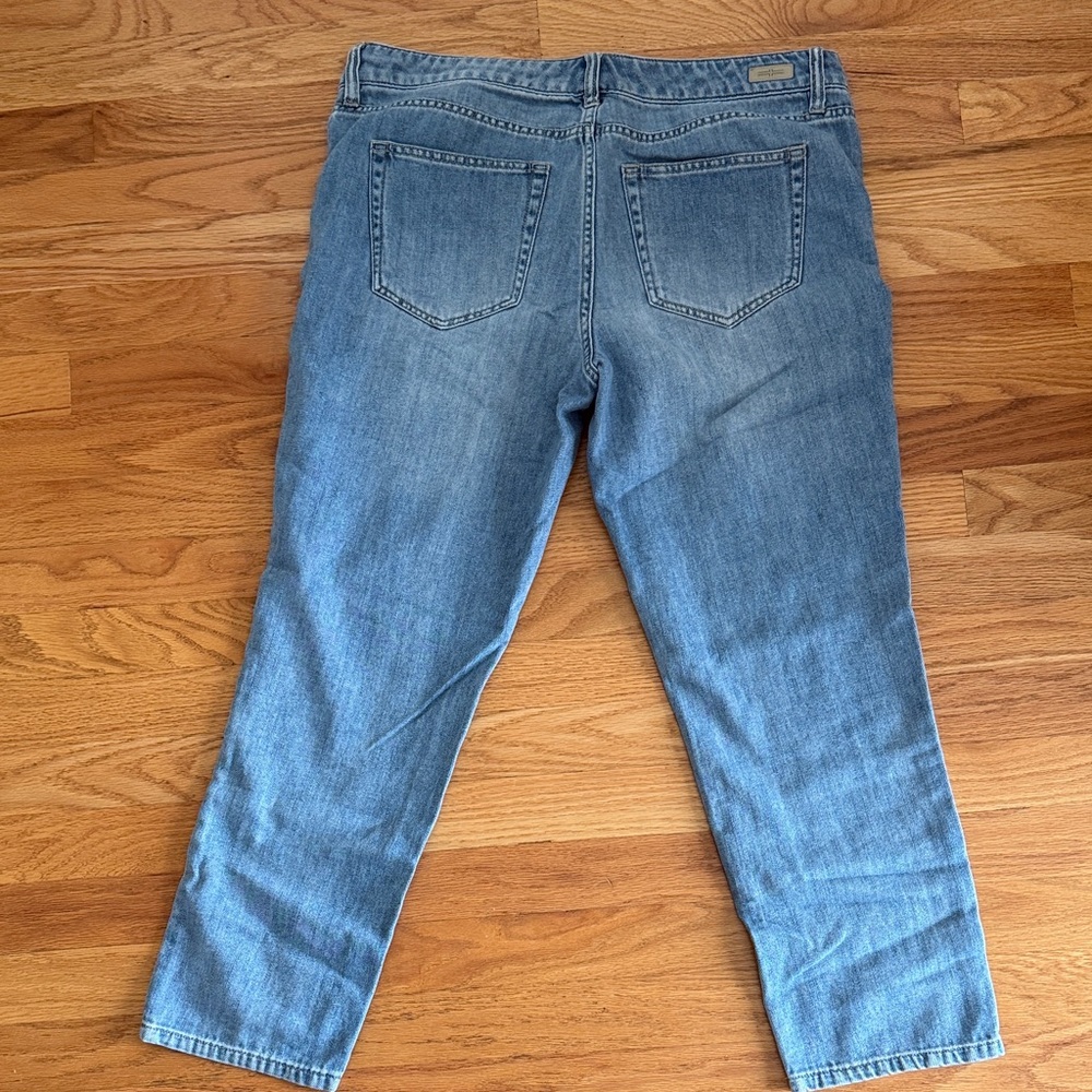 Liverpool Crop Boyfriend Light Blue Jeans - Picture 4 of 4
